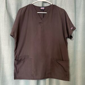 Cherokee Gray Workwear Scrub Top